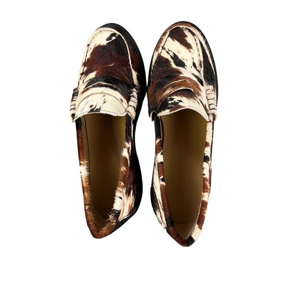 Steve Madden Womens 11M Cowhair Loafers - Picture 5 of 9